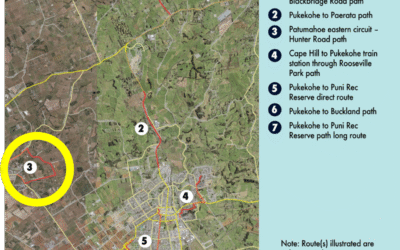 Patumahoe Eastern Circuit – Hunter Road path